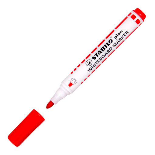 Picture of STABILO WHITEBOARD MARKER RED